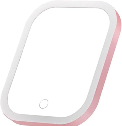 مرآة مكياج LED تلسكوبية