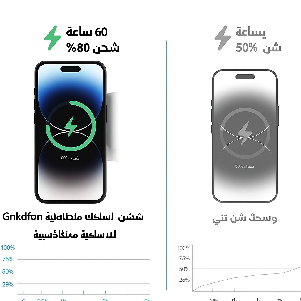 شاحن لاسلكي مغناطيسي 3 في 1