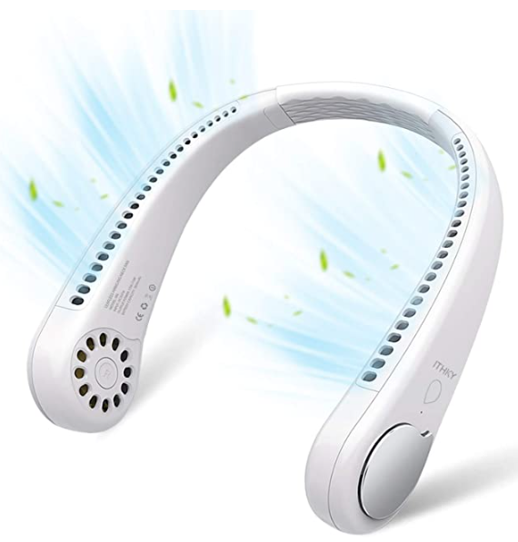 مروحة معلقة حول الرقبة بدون شفرات