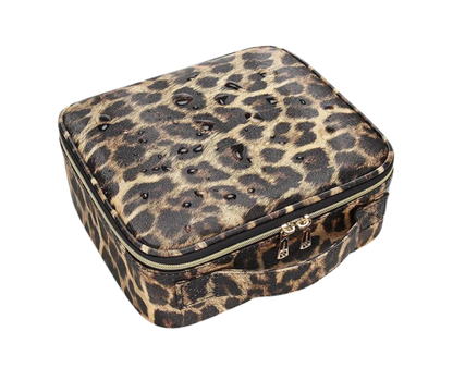 جيوني - حقيبة مستحضرات تجميل بطبعة الفهد