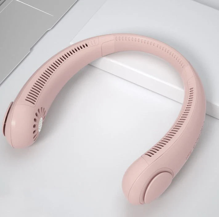 مروحة معلقة حول الرقبة بدون شفرات